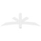 Ekena Millwork Alberta Architectural Grade PVC Gable Bracket, 60"W x 20"H x 2"D x 4"F, 8/12 Pitch GBP060X20X0204ALB00 - alternate 2